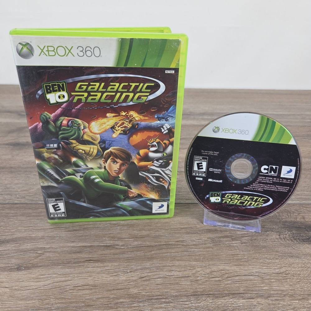 Ben 10: Galactic Racing (Xbox 360, 2011) No Manual TESTED Working